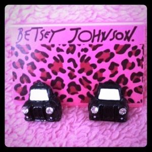 New Betsey Johnson car earrings